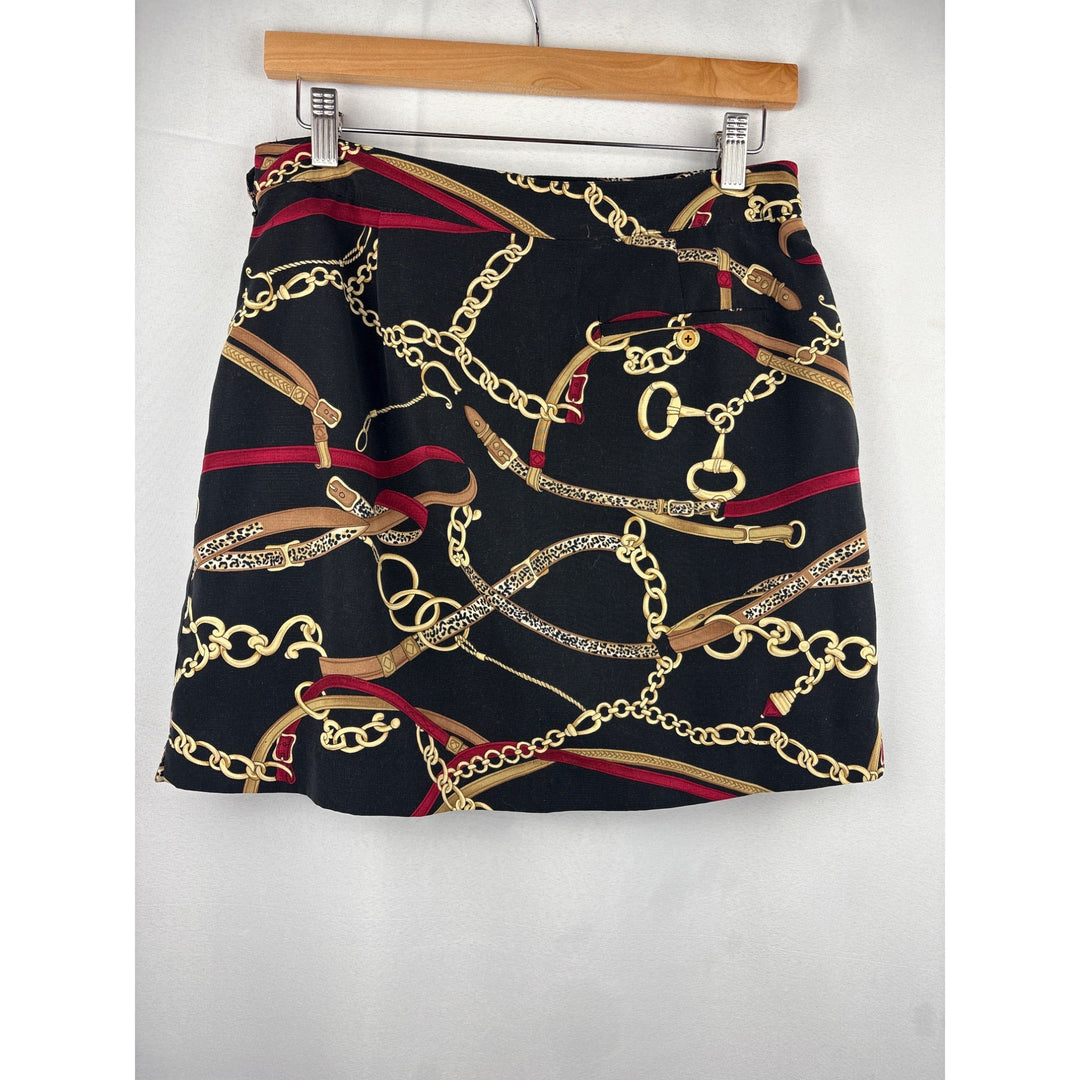 Women’s EP Pro Size 6 Black Skort with Chain Pattern