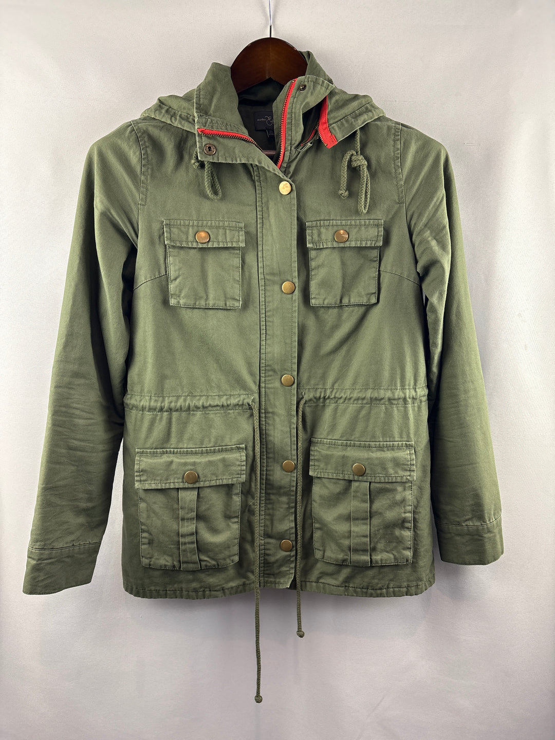 Women’s Market &amp; Spruce XS Army Green Utility Jacket
