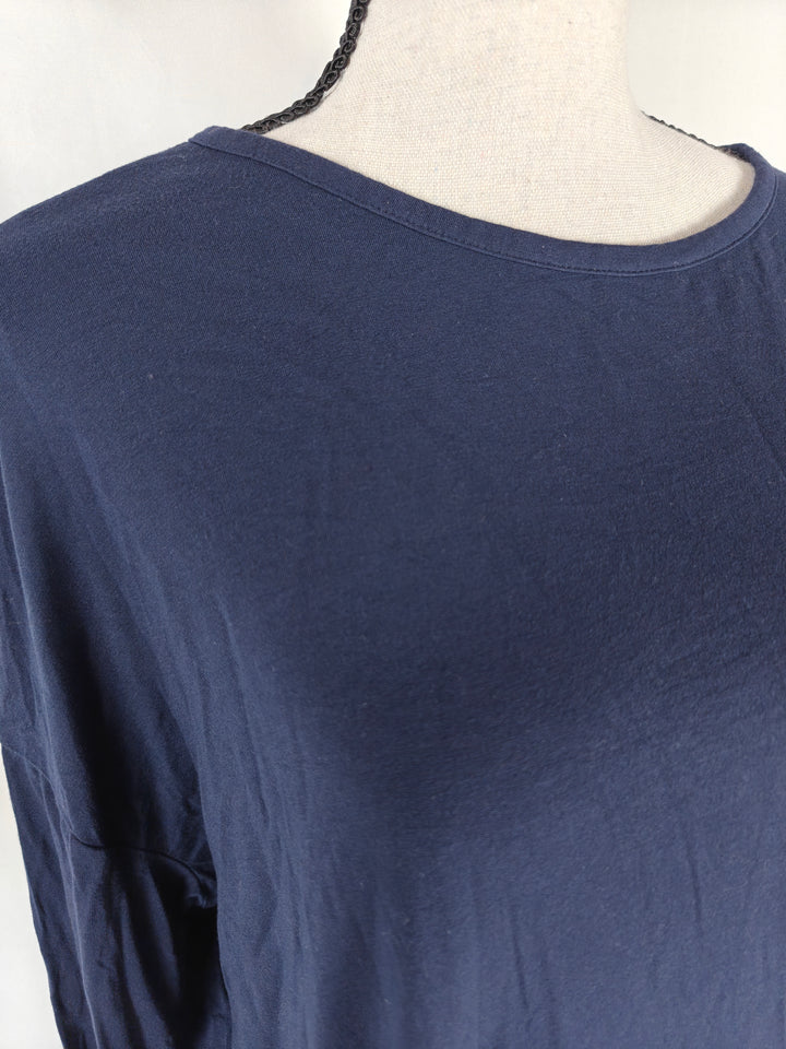 Womens Vince Tunic Top Navy Size S