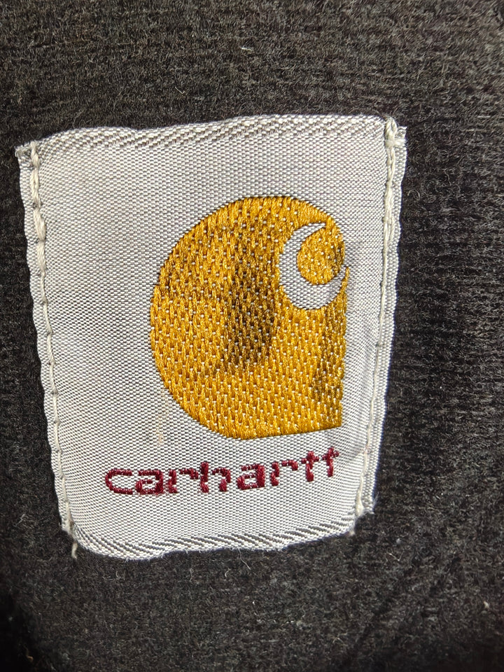 Vintage Carhartt Heavyweight Duck Canvas Work Jacket Faded Blue Gray
