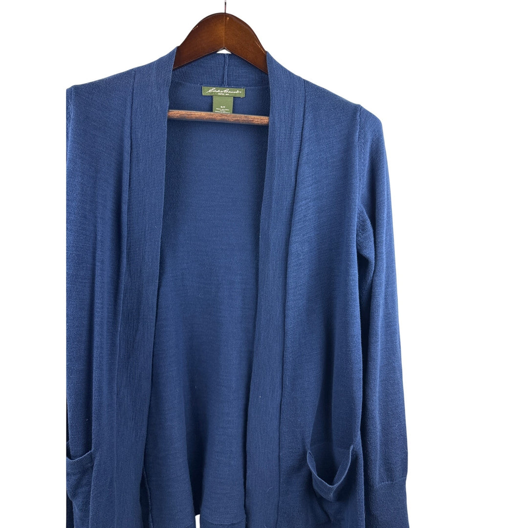 Women’s Eddie Bauer Small Navy Blue Cardigan