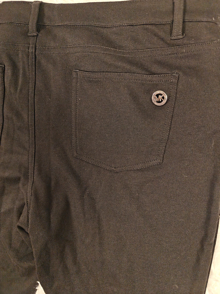 Womens Michael Michael Kors Skinny Pants Black Size 14