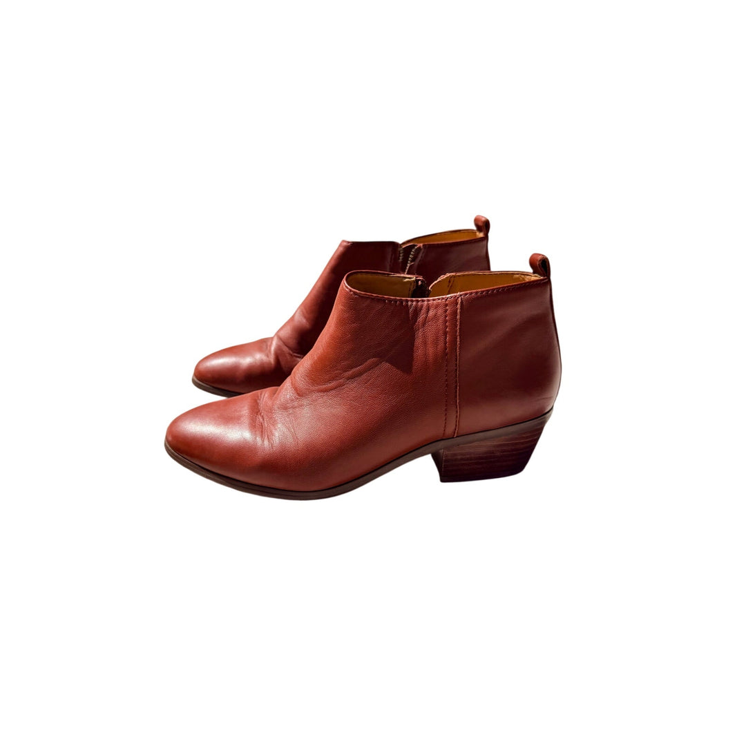 J.Crew Size 8.5 Sawyer Brown Leather Women&