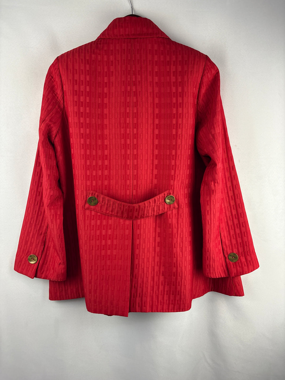 Women’s Simonton Says Medium Bright Red Overcoat