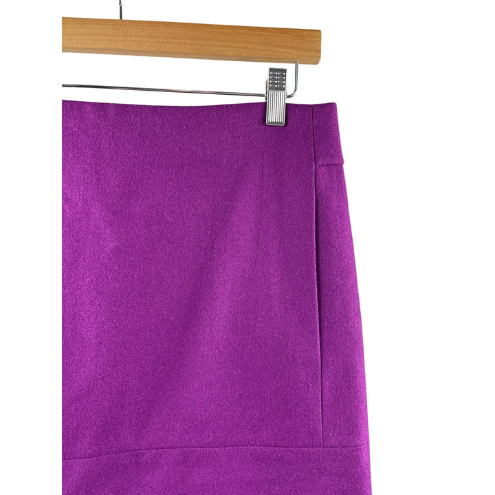 Women’s J.Crew Size 2 Royal Purple Tweed Mini Skirt