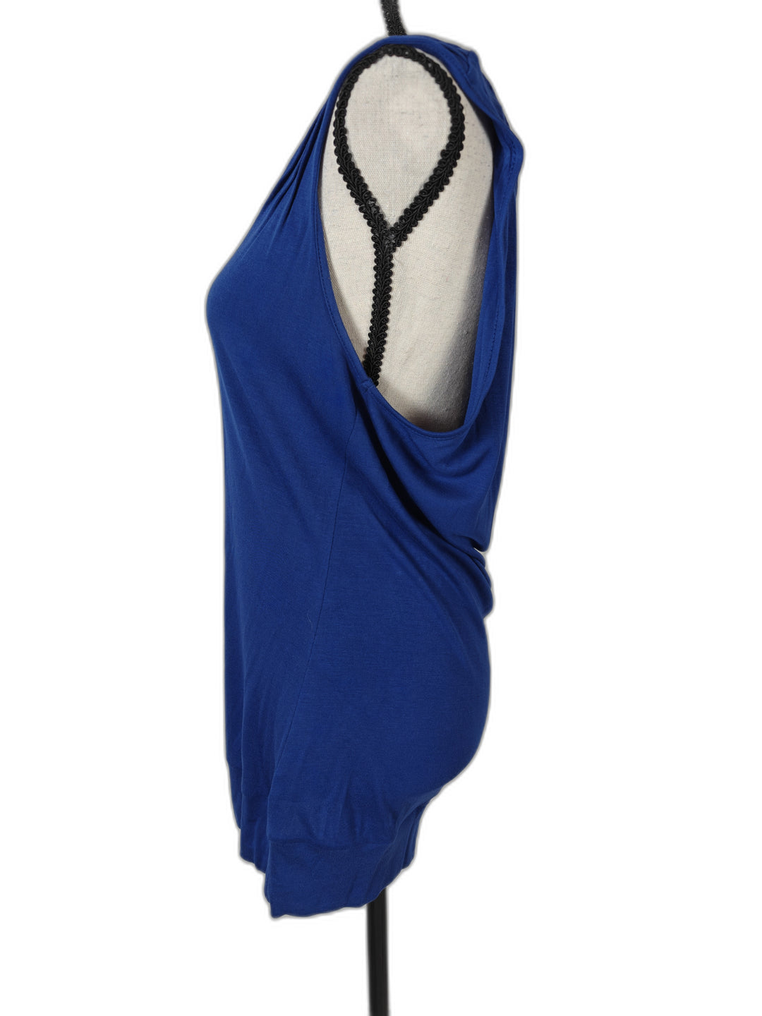 Women Banana Republic Sleeveless Embellished Tunic Top Royal Blue Size XL