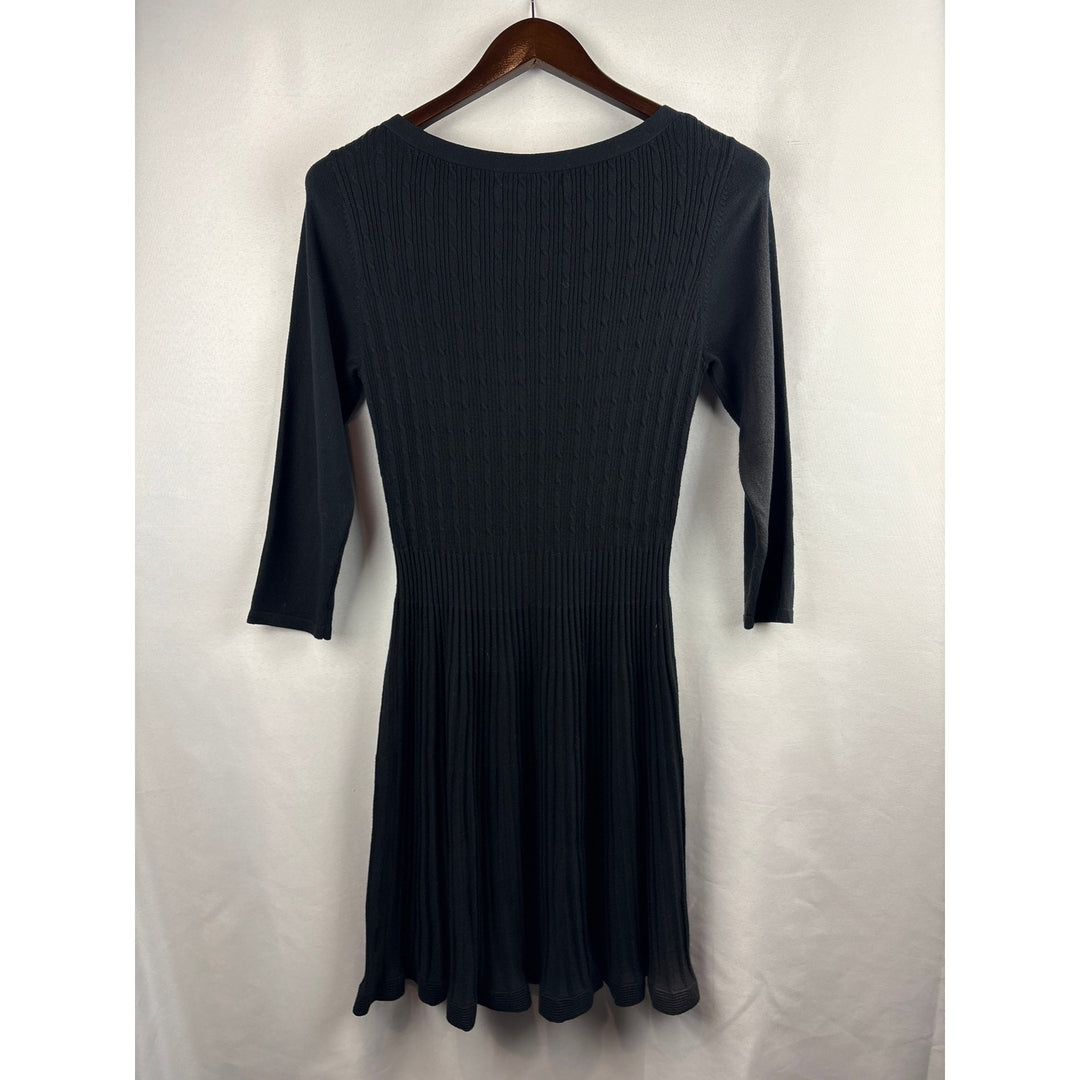 Women’s Style&Co Medium Black Sweater Dress