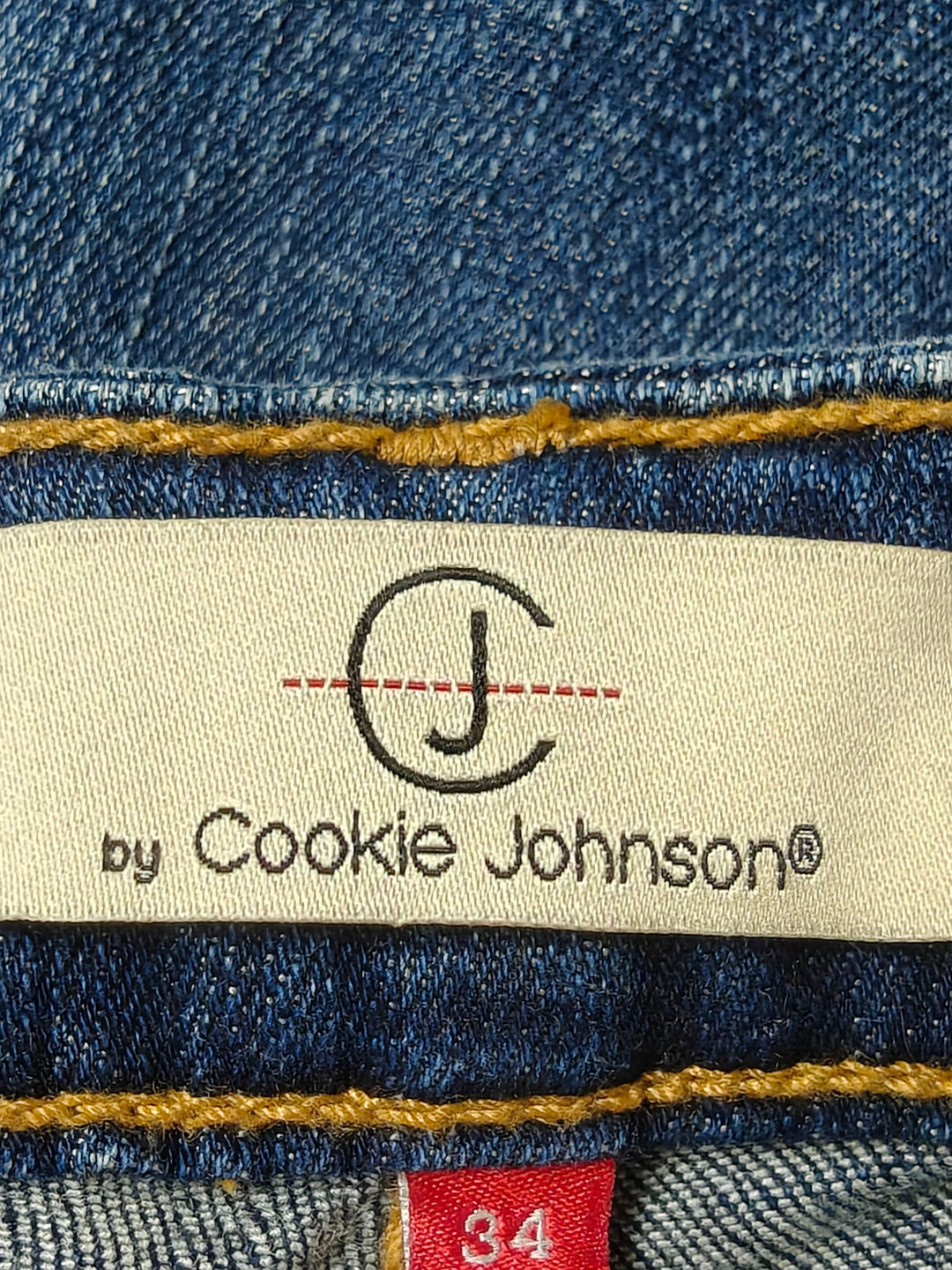 Womens CJ by Cookie Johnson Skinny Jeans Blue Size 34
