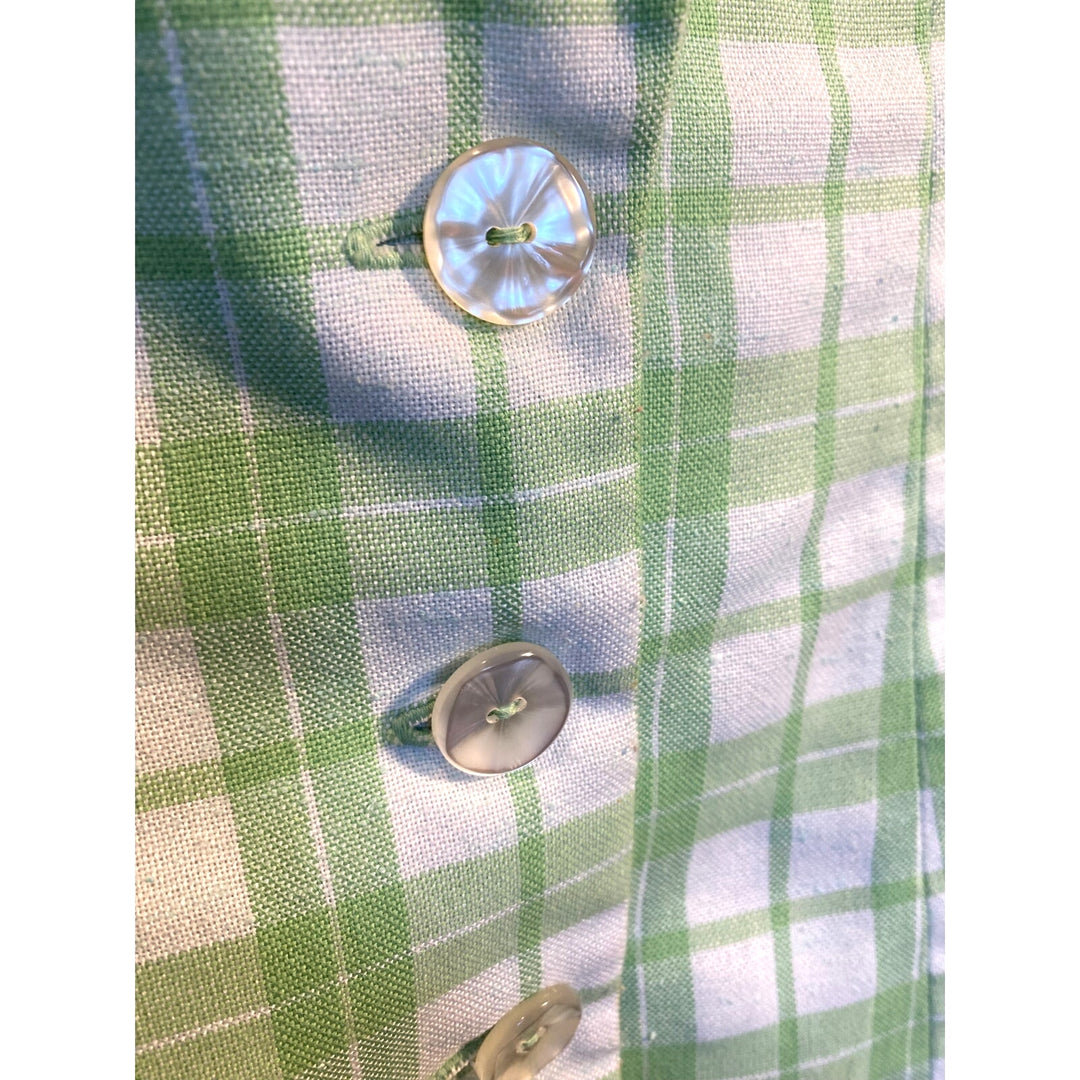 Vintage One of Kind 1960's Green Pants Suit