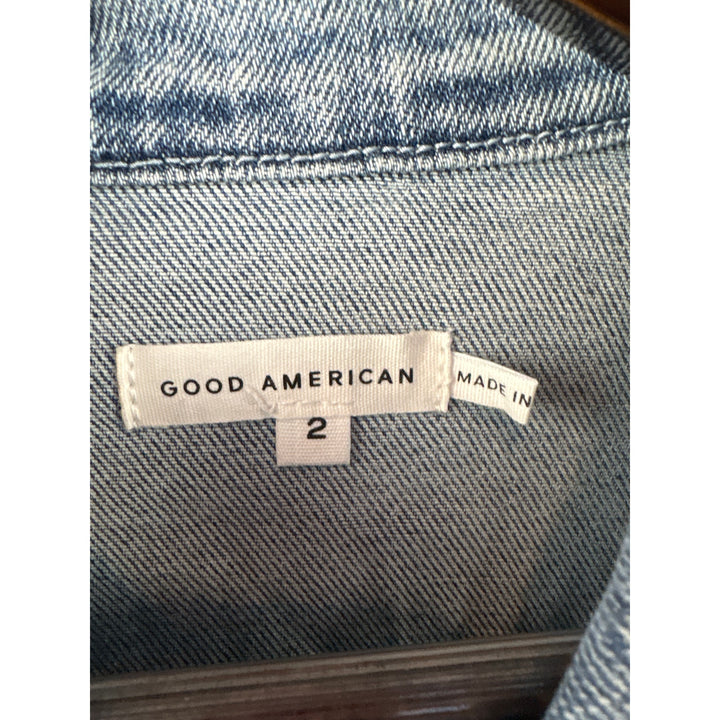 Women’s Good American Size 2 Light Washed Jean Pantsuit
