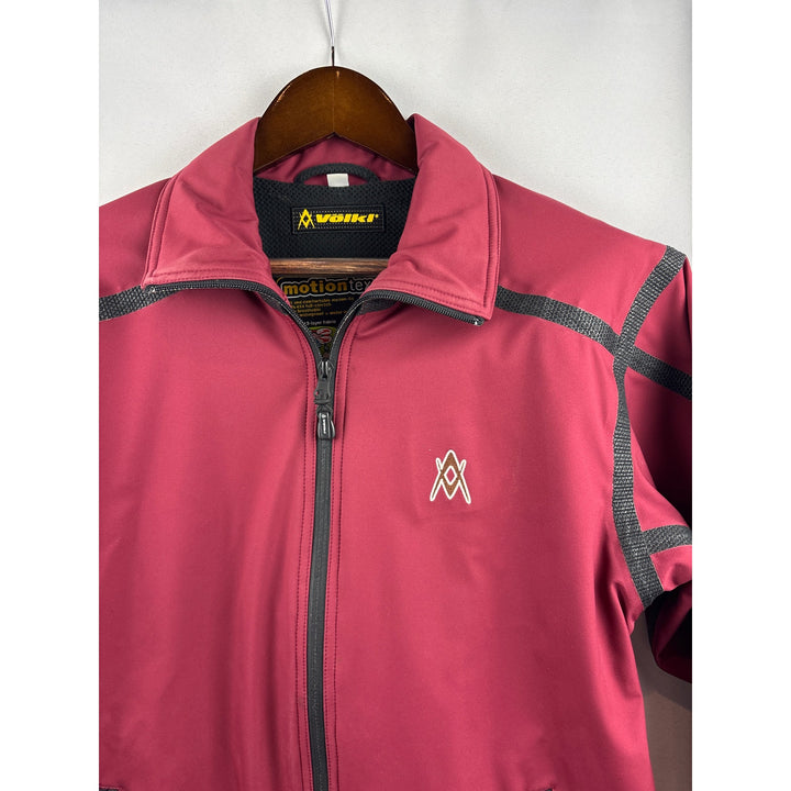 Men’s Völkl Small Burgundy Ski Jacket w/ Black Accents