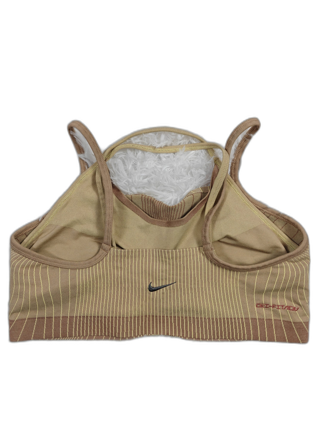 Womens Nike Dri-FIT ADV Sports Bra Tan Yellow XL