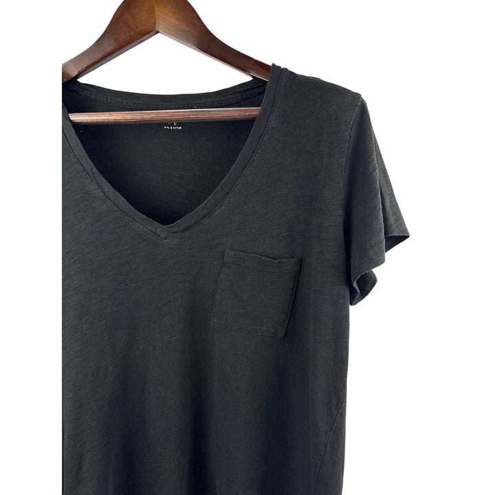 Women’s Madewell Medium Black V-Neck T-Shirt
