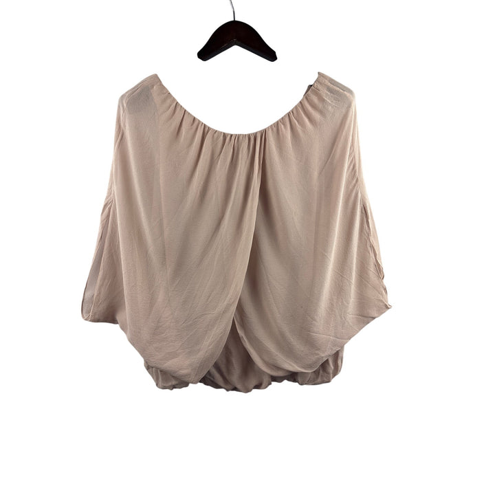 Women’s Hinge Size 1 Peachy Nude Flowy Blouse