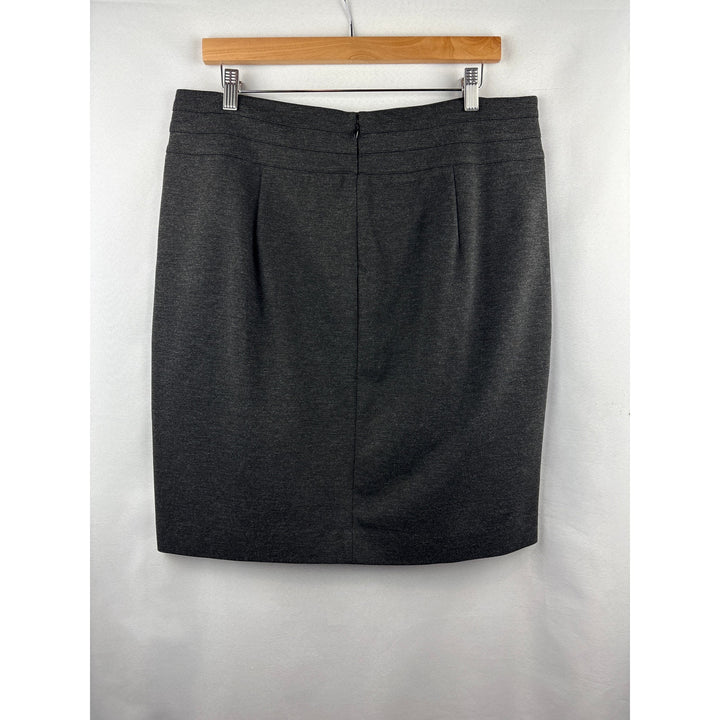 Women’s CAbi Size 12 Charcoal Grey Pencil Skirt