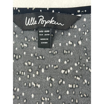 Women’s Ulla Popken Black Speckled Gown Sz 28/30