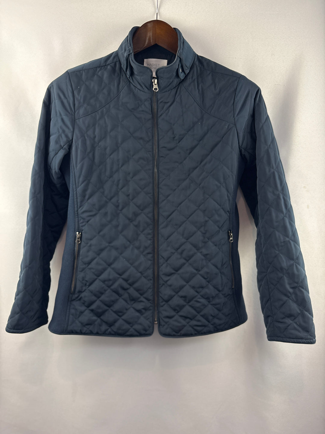 Women’s Market &amp; Spruce Small Navy Quilted Puffer Jacket