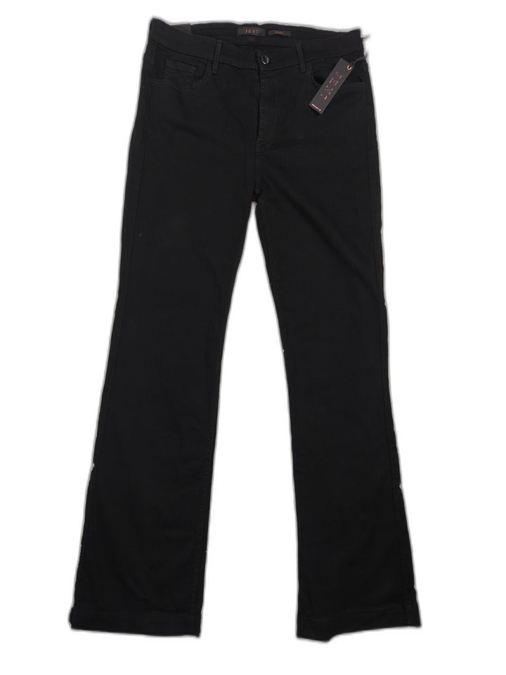 JEN7 Womens Black Trouser Jeans Size 14 Stretch Denim NWT
