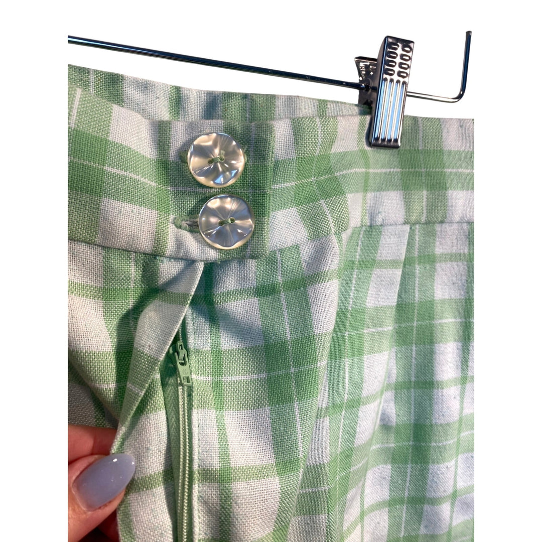 Vintage One of Kind 1960's Green Pants Suit