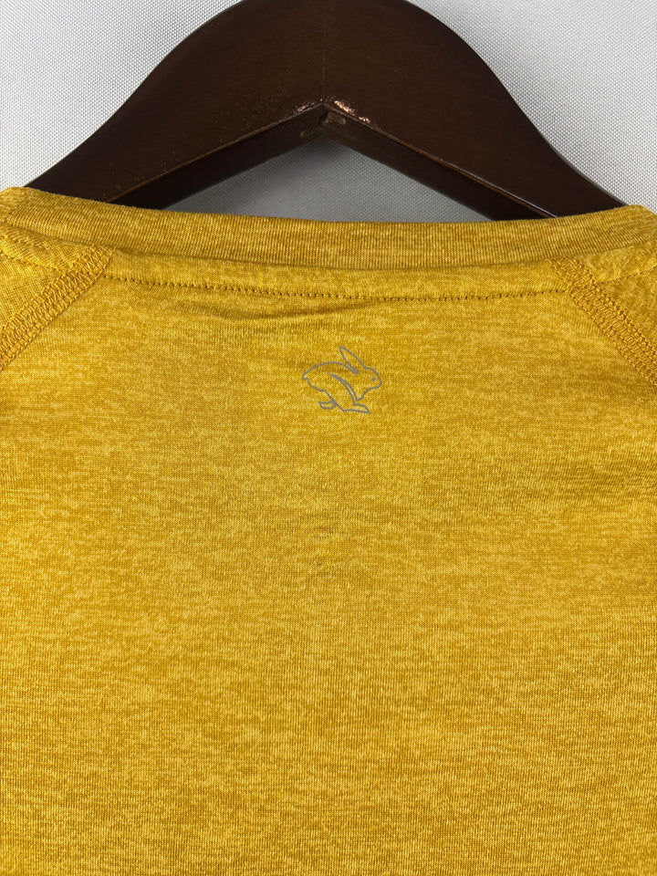 Women’s Rabbit Small Mustard Long Sleeve Active Shirt