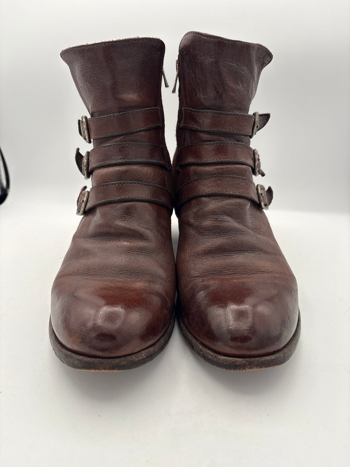 Women’s Officine Creative Size 9.5 Brown Leather Ankle Boots