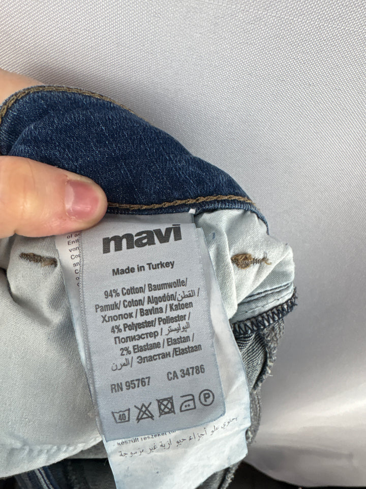 Women’s Mavi Size 27/32 Medium Wash Blue Skinny Jeans