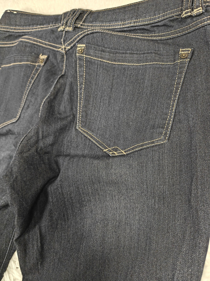 Wit And Wisdom Womens Dark Blue Bootcut Jeans Size 12
