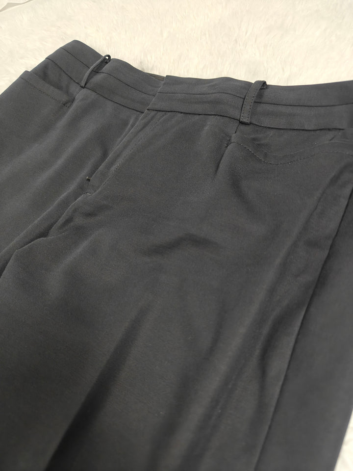 Banana Republic Women Jackson Fit Stretch Tailored Dress Pants Black 12L