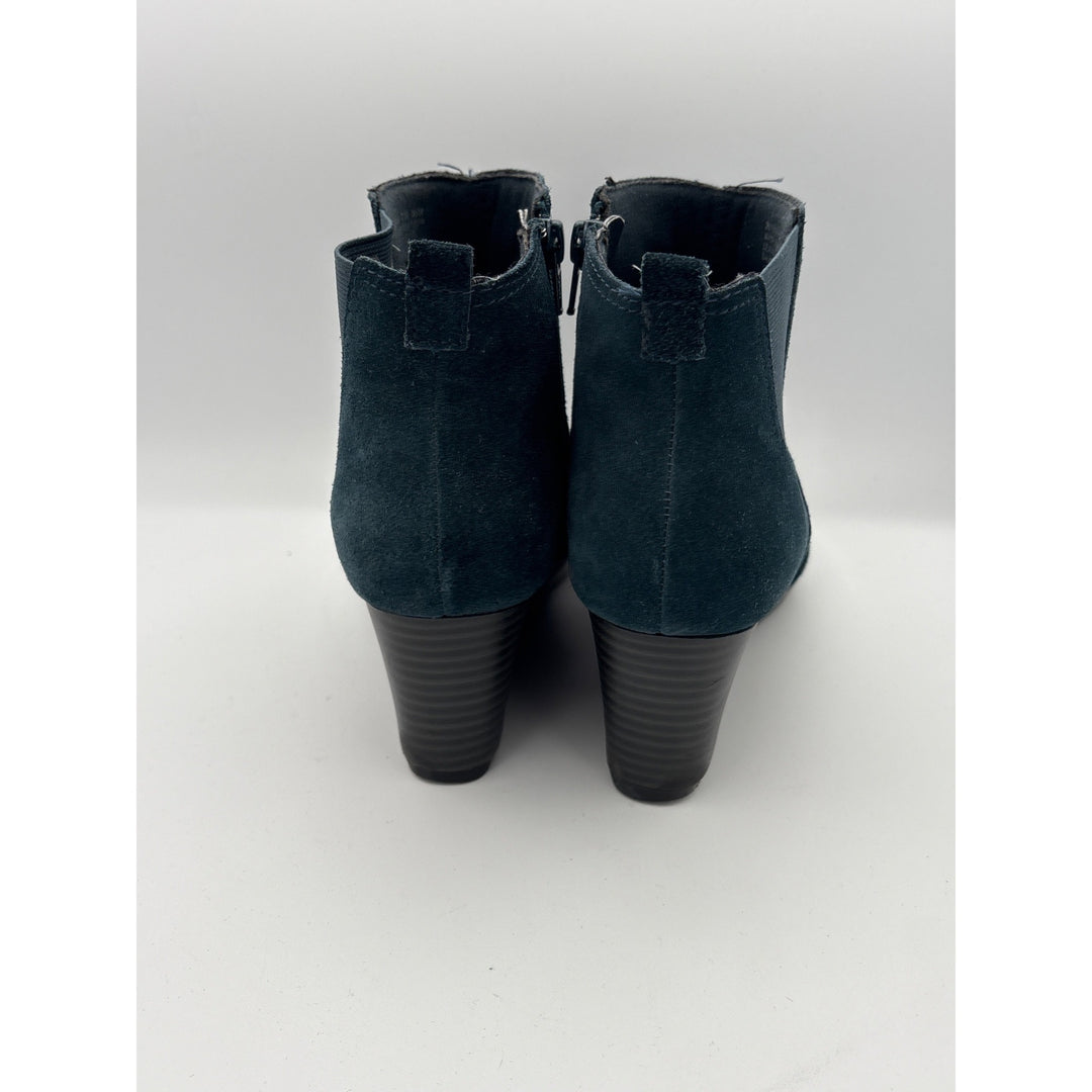 Clarks Womens Size 7 Wedge Ankle Boots With Zipper