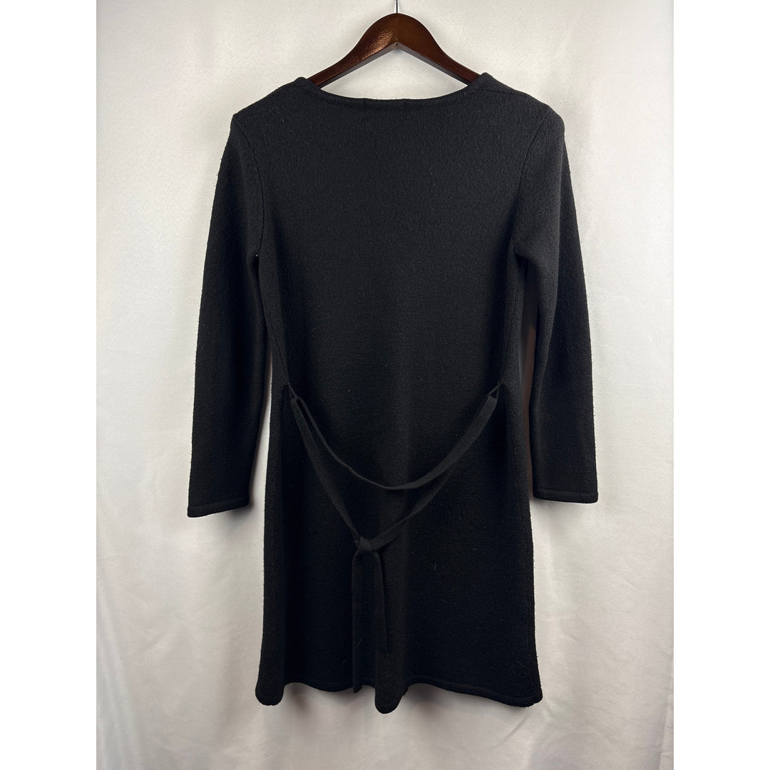 Women’s Eddie Bauer Small Black Merino Wool Sweater