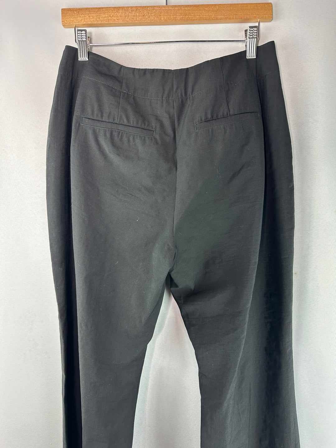 Womens Cabi Caravan Black Bootcut Trousers Size 4 Relaxed Fit