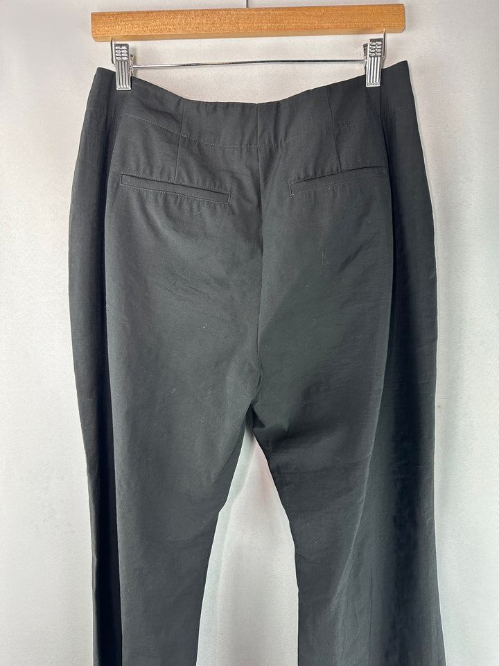 Womens Cabi Caravan Black Bootcut Trousers Size 4 Relaxed Fit