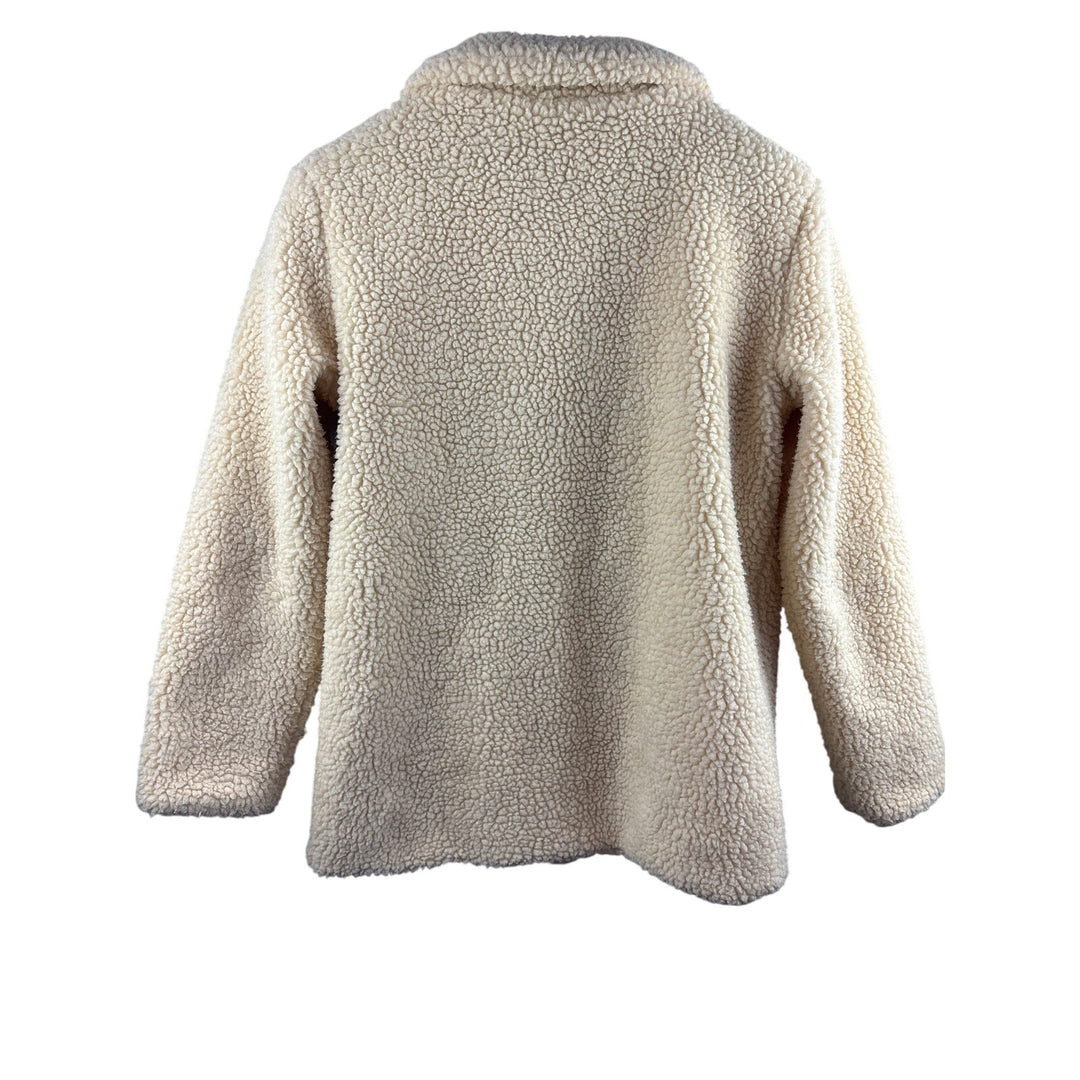 Women’s Blendshe Medium Cream Sherpa Style Coat