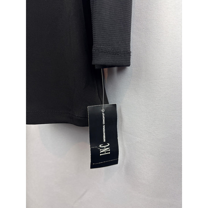 Women’s I.N.C International Concepts XL Black Long Meah Sleeve Blouse