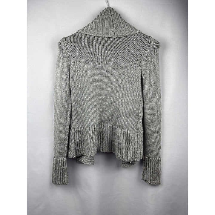 Women’s I.N.C Small Silver Knit Cardigan