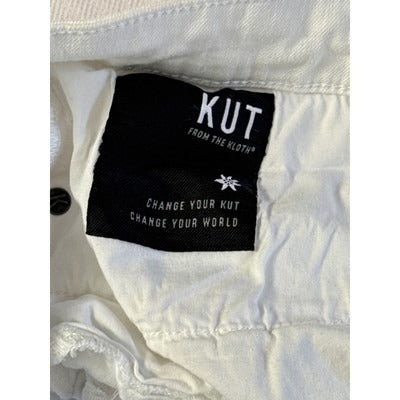 Women’s Kut from the Kloth White High Rise Shorts Sz 12