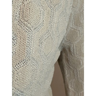 Calvin Klein Sand Long One Button Cardigan Size Small
