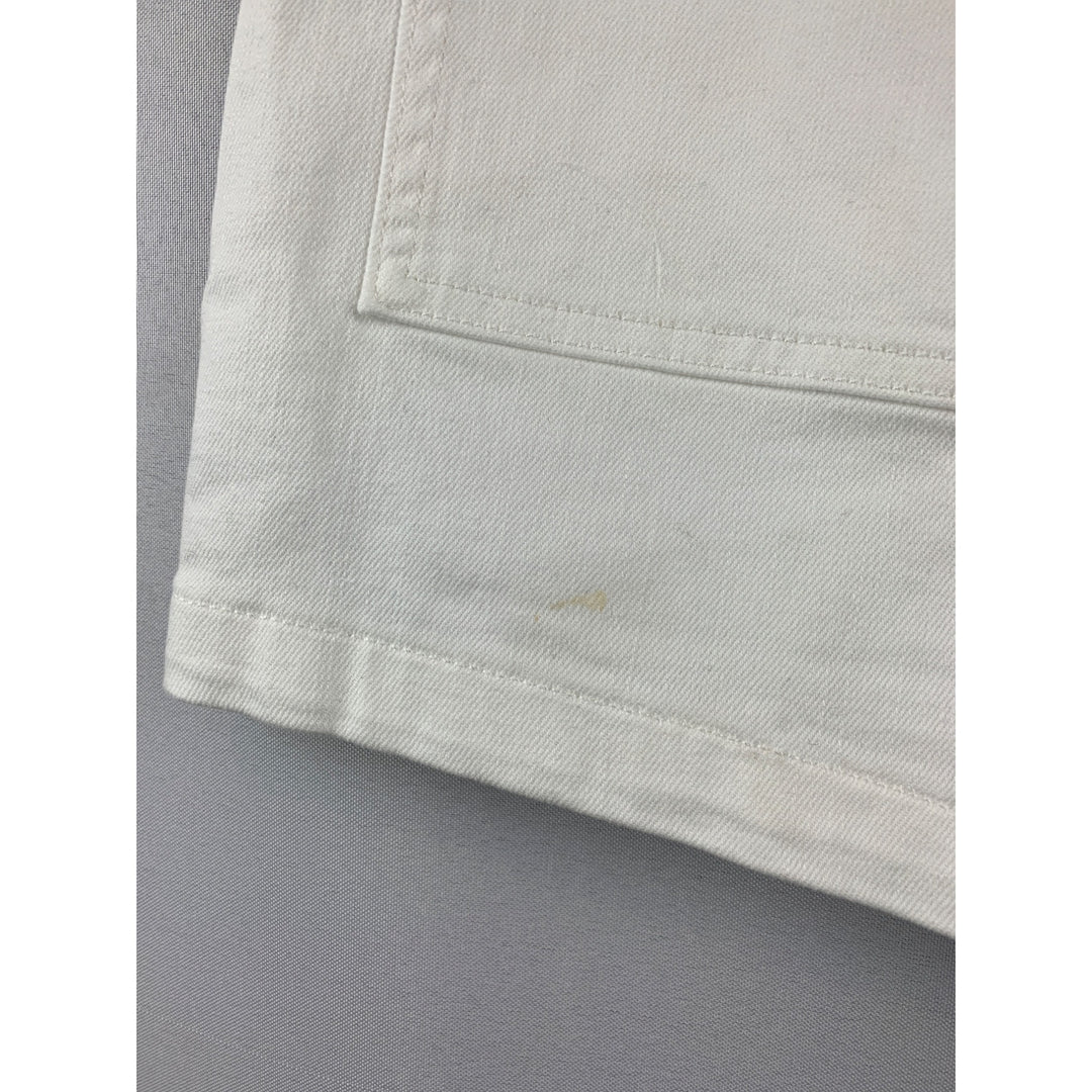 J.Crew Womens White Cotton Blend Shorts Size 2