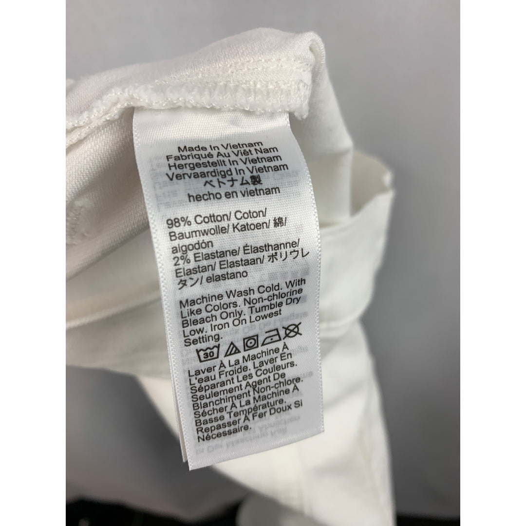 J.Crew Womens White Cotton Blend Shorts Size 2