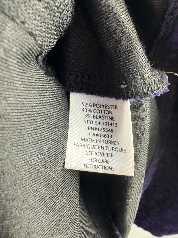Women’s Liv Large Purple & Black Overcoat