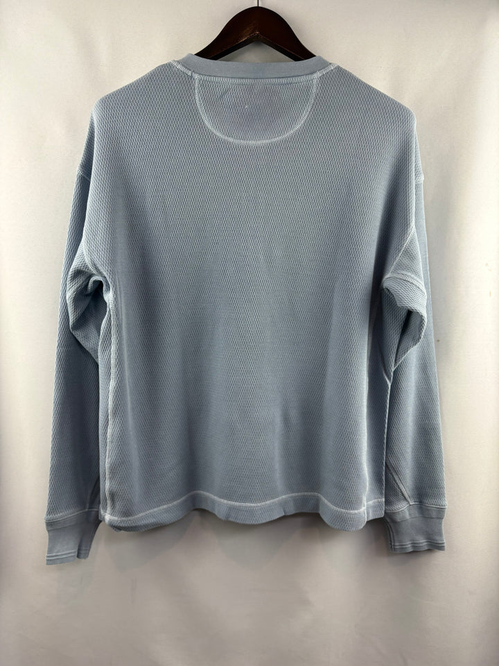 Men’s American Eagle Medium Cornflower Blue Long Sleeve Henley