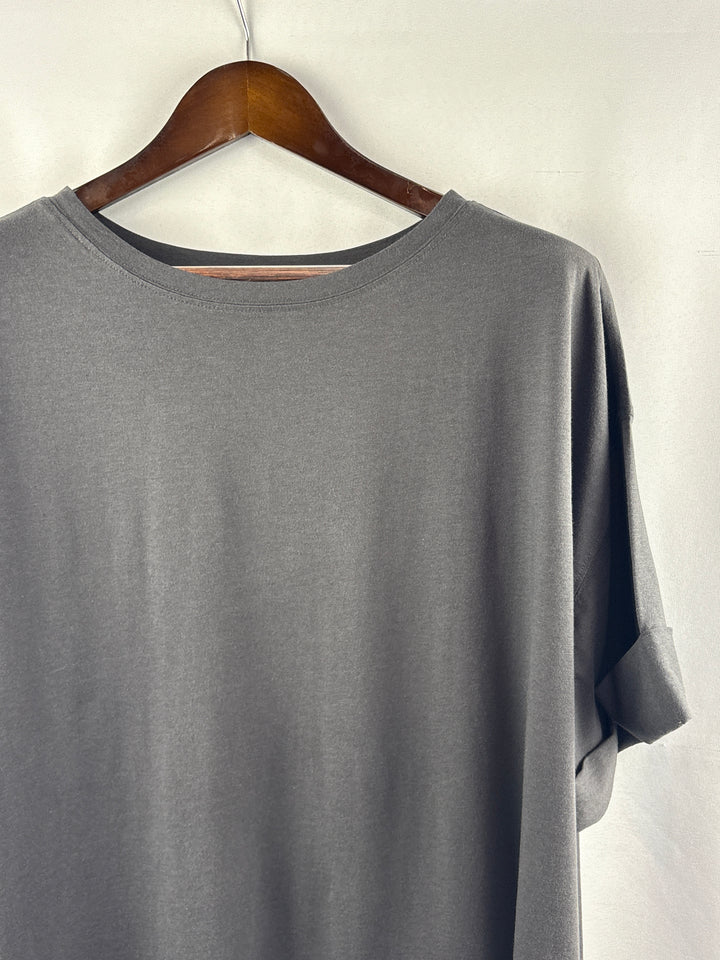Women’s LOGO Principles XL Charcoal Gray Short Sleeve Shirt