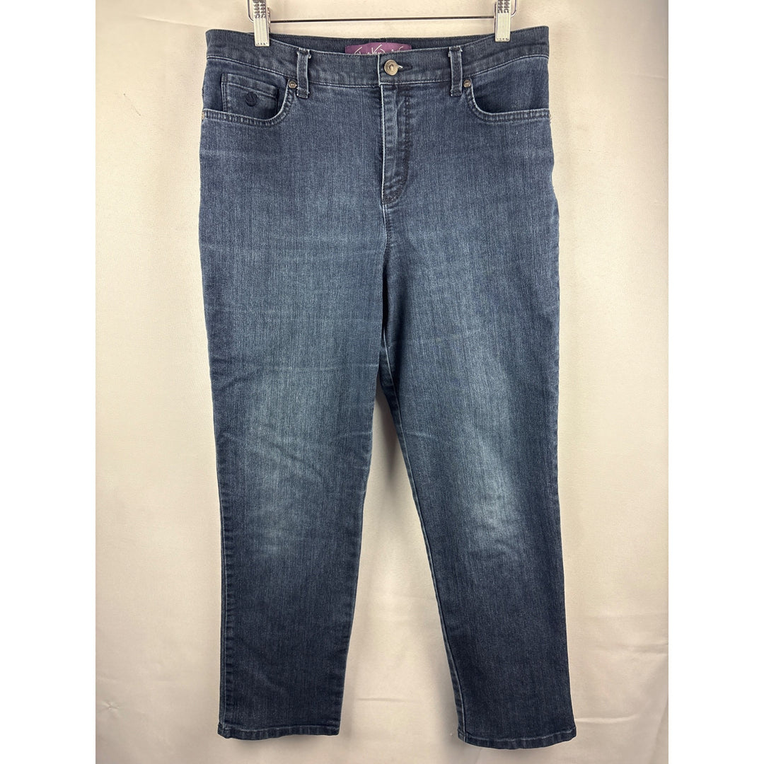 Gloria Vanderbilt Womens Short Jeans Size 10 Blue Denim