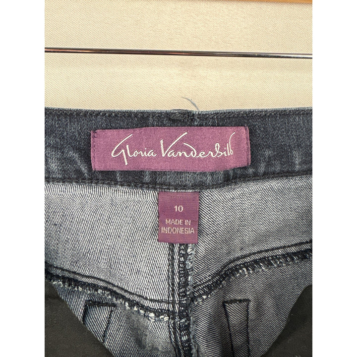 Gloria Vanderbilt Womens Short Jeans Size 10 Blue Denim