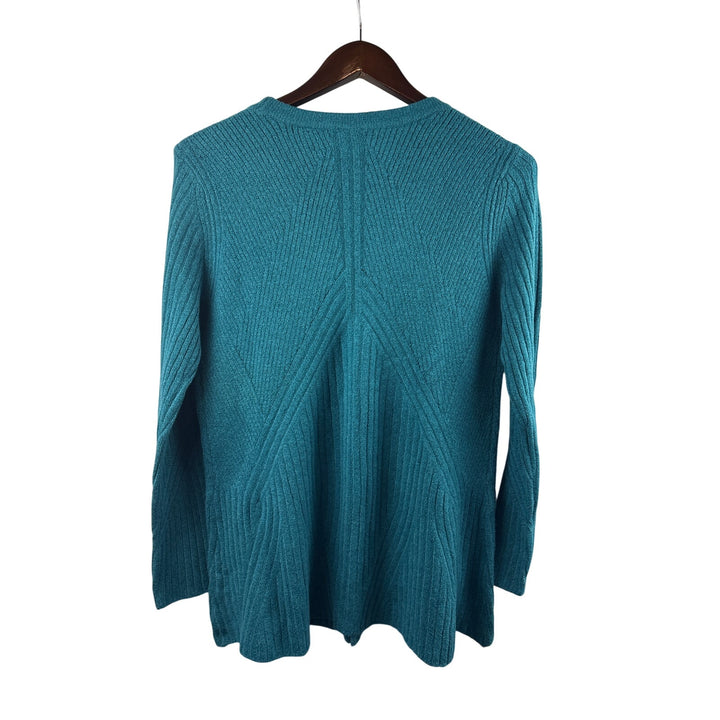 Women’s Cabi Medium Dark Teal Button Up Cardigan