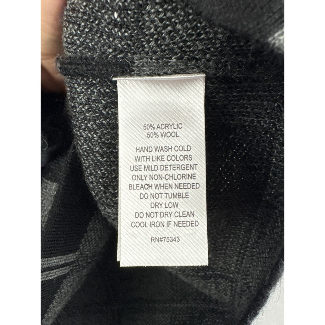 Women’s Willi Smith Small Black & Grey Plaid Pencil Skirt