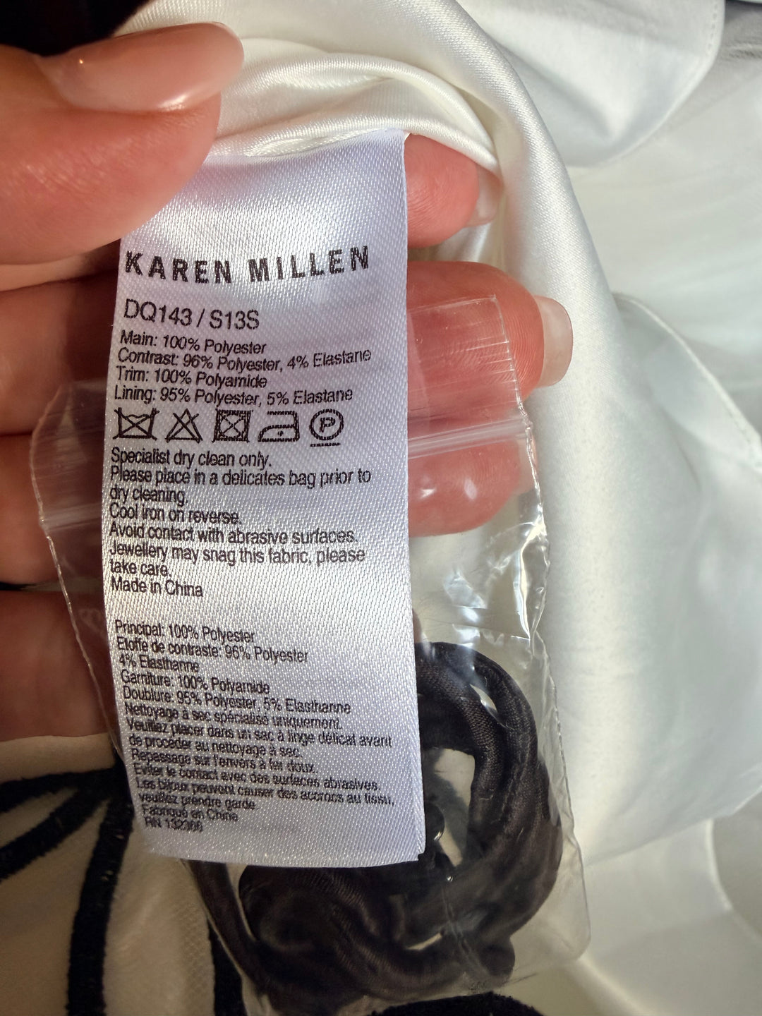 Karen Millen Strapless Dress Ladies Size 8 (US)