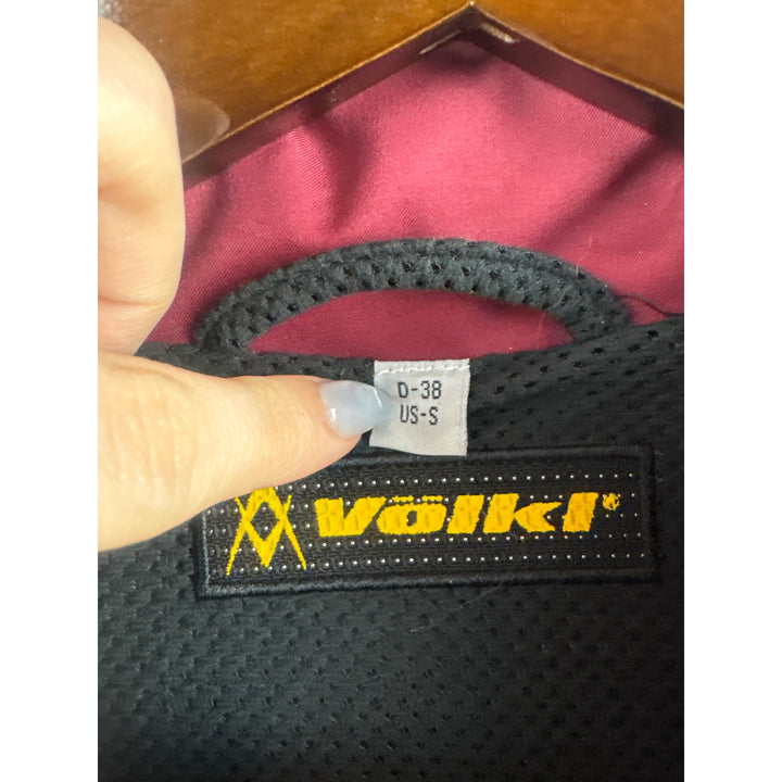 Men’s Völkl Small Burgundy Ski Jacket w/ Black Accents