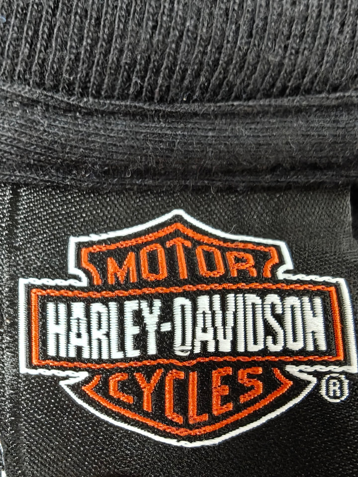 Mens Harley Davidson Graphic T Shirt Black Size 2XL