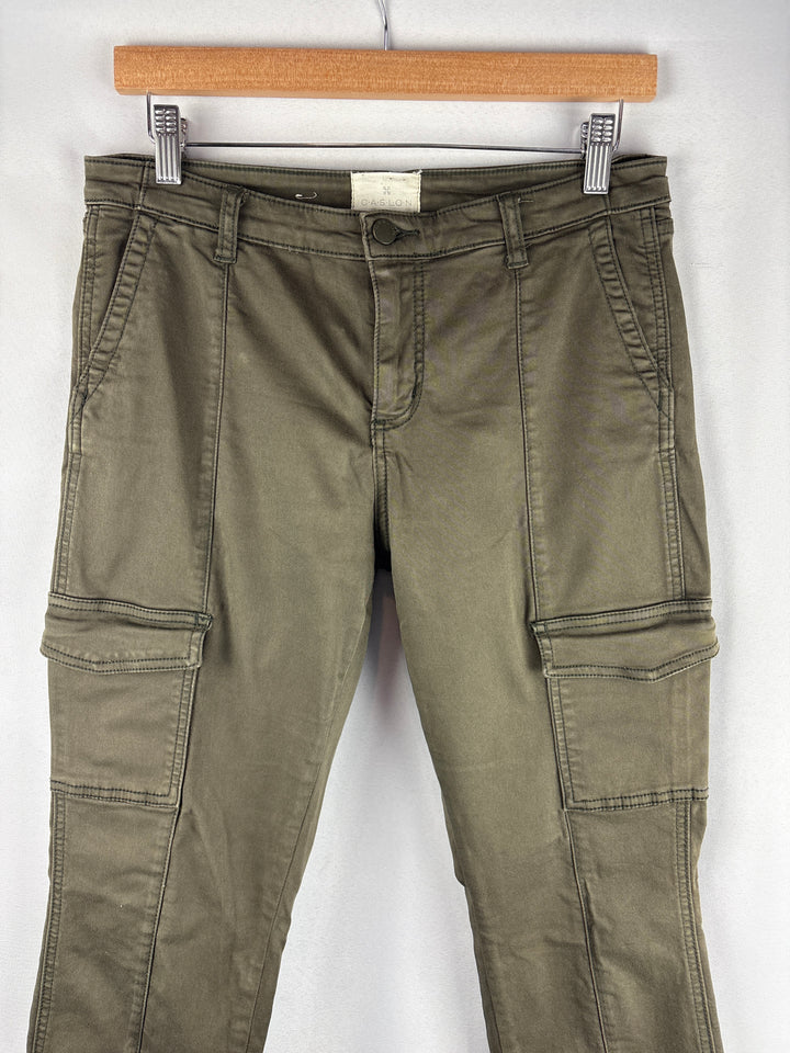 Women’s Caslon Size 28 Dark Olive Green Cargo Skinny Jeans